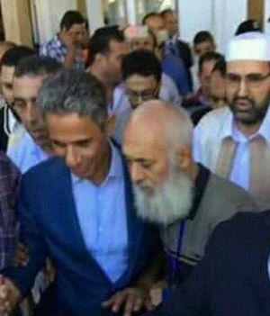 Igtet with his assistant who was murdered by ISIS after Igtet's failed overthrow of the Libyan government.
