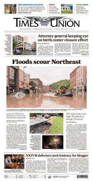 Times Union Cover - July 12, 2023
