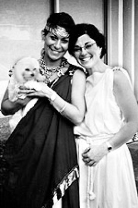 Toni Natalie and Nancy Salzman - in their harem outfits - when both were in Raniere's harem. Toni claims she did not know Keith was sleeping with any other woman but her.