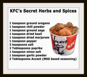 Kentucky Fried Chicken may sue Frank Report for publishing this list of their secret ingredients. Keith Raniere definitely sued anyone who revealed any of his secret teachings. But just like KFC, all the ingredients are pretty standard, Raniere's Nxivm curriculum was pretty much used before by others in the field.