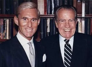 Roger Stone with Richard Nixon
