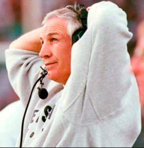 Jerry Sandusky coaching the Nittany Lions