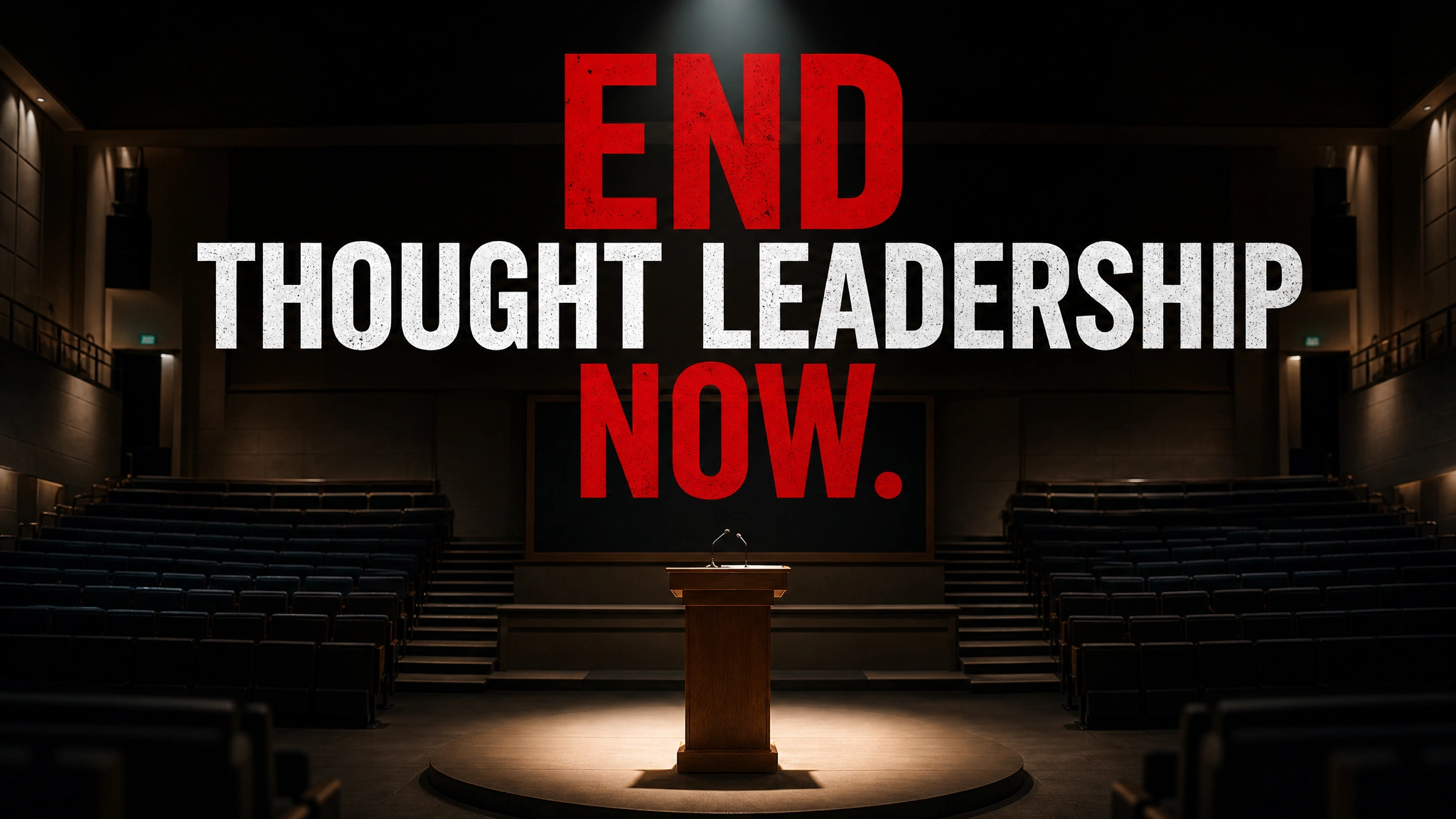 $$ SPONSORED POST: The Problem Is Thought Leadership