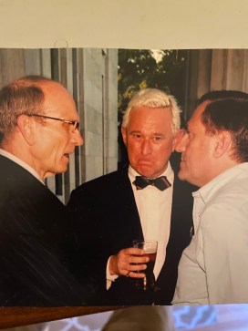 The late Dennis Gorski, Roger Stone and Steve Pigeon.