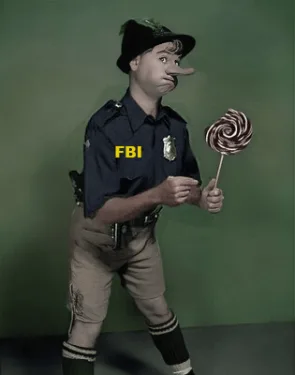 Special Agent Elliot McGinnis wanted satisfied students and employees to become victims, not for any altruistic reason, but because he was having a hard time rounding up victims. If on occasioni Special Agent Elliot McGinnis had to resort to "a little white one" to make his case, it was the least he could do.