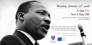 A lot of people still ask why there is an MLK Day?