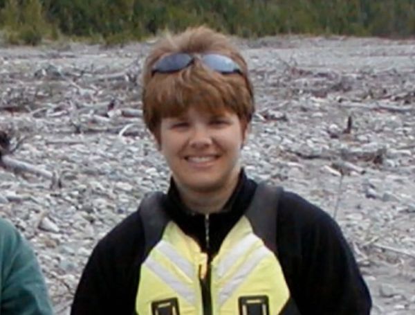 Kristin Snyder with kayaking outfit