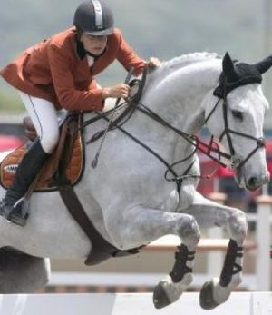Clare Bronfman was a show jumper