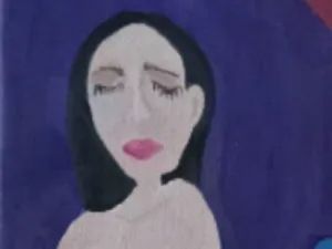 A DOS sex-slave. (Detail of the larger painting.)