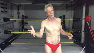 Old Man Wrestling Nusbaum