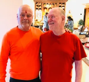 Swami with Tom Fabrizio