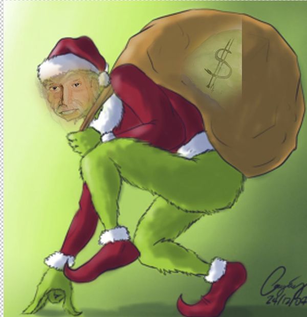 MK10ART a painting of Ed Nusbaum - entitled 'Sometimes Help Wears a Strange Disguise'.