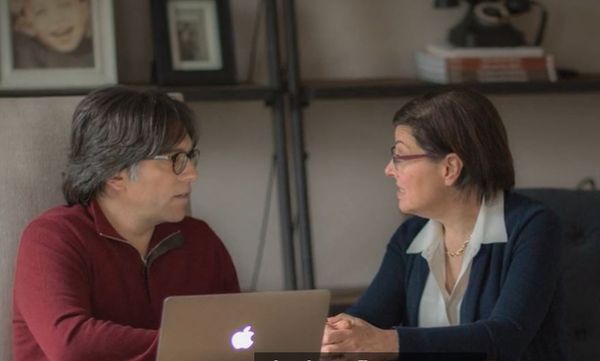 Keith Raniere and Nancy Salzman