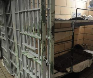 Typical prison cell - but a little nicer than the ones at MDC.