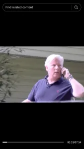 Christopher Ambrose calling the police on reporter, Wayne Docifino, who sought an interview about reports that he was keeping his children unlawfully confined.