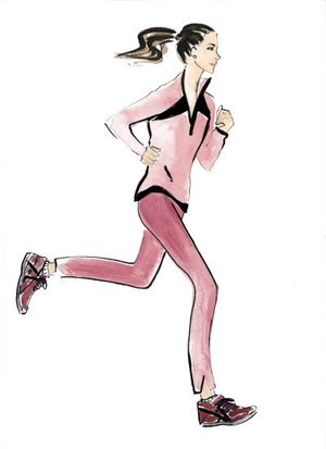 Pam Cafritz was on a low cal diet and lots of running.