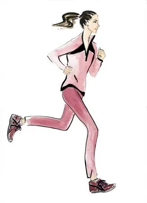 Pam Cafritz was on a low cal diet and lots of running.