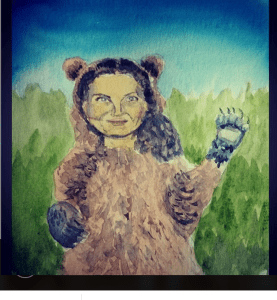 mk10art clare bear bronfman on attack
