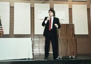 Keith Alan Raniere touting his wonderful MLM Consumers' Buyline