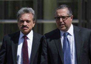 Paul Dero'Hannasian and Marc Agniflo, trial attorneys for Keith Raniere.