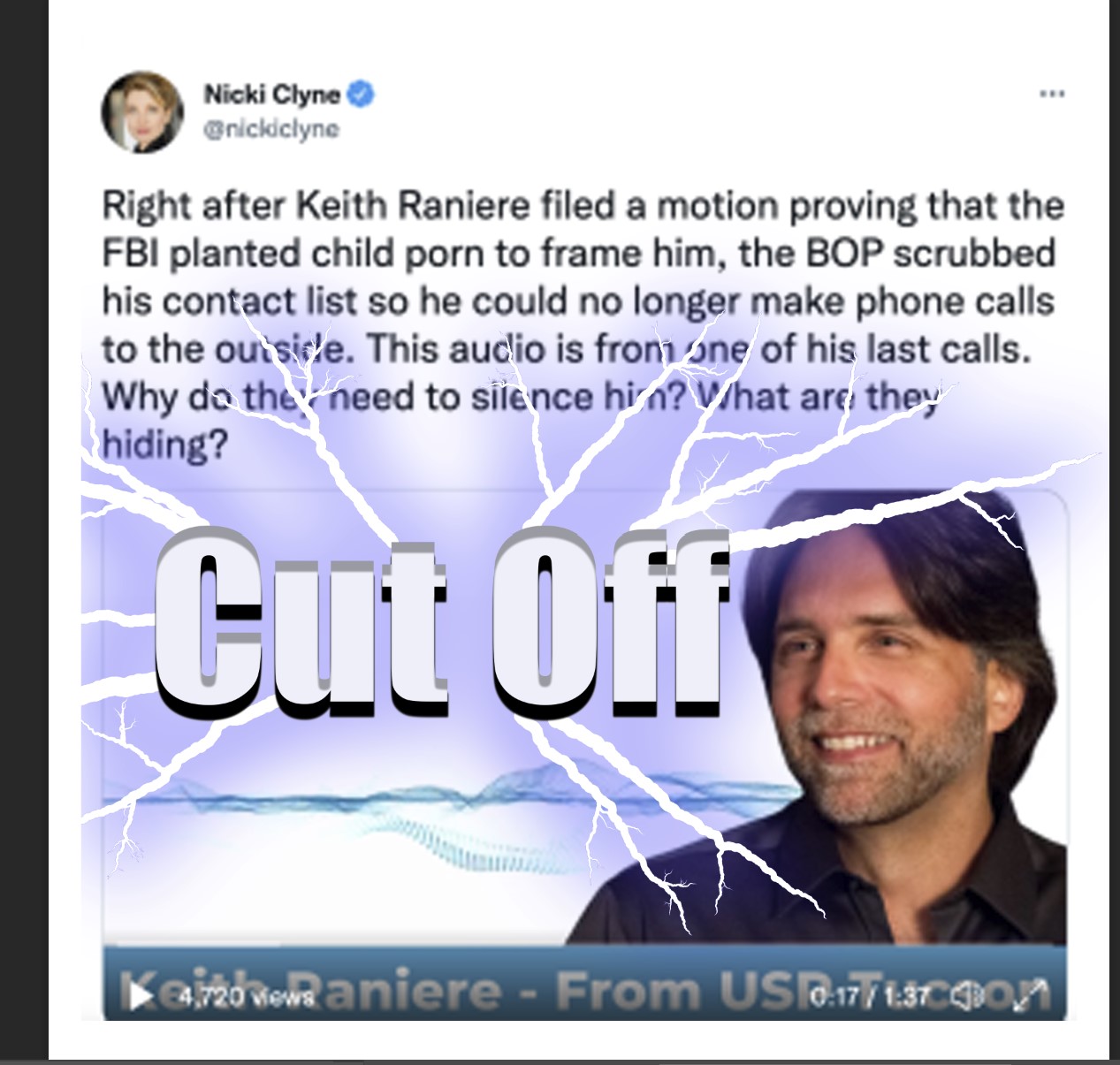 Keith Raniere Speaks on Tucson Prison Retaliation – Listen to Recording