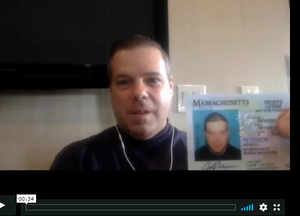 Jeff Peterson is in hiding. In a video made for Frank Report, he proves his identity without disclosing his location.