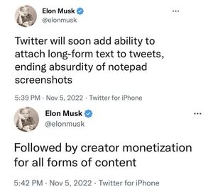 New features are coming.