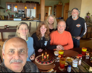 swami_chetanananda
Janet, Gretchen and Steve had Birthdays this weekend... Theresa and Salman created the celebration...
