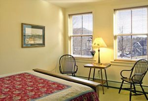 Most of the rooms at Silver Bay are empty - just like they are in the late fall and winter.