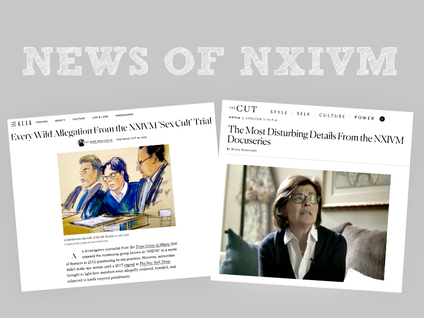 News of NXIVM: Two Compilations of Scandalous Details