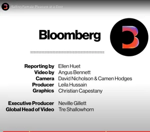 Bloomberg made a video, featuring Ellen Huet discussing her story.