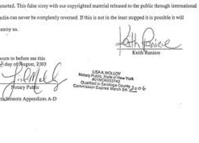 Quiz: Raniere’s 2003 affidavit in Ross case: Readers invited to point out “lies (if there are any)…