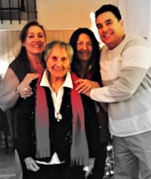 Sandi, Bertha, Cat and Anthony: together as it must be.