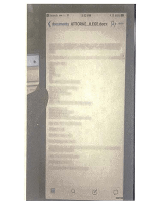The document is plainly marked attorney client privilige.