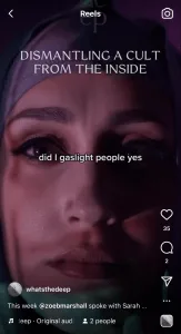 Sarah Edmondson on the Deep Podcast Instagram Reel
