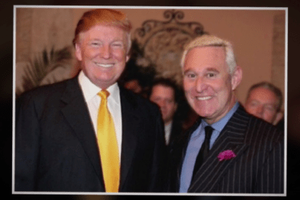Donald Trump and Roger Stone.