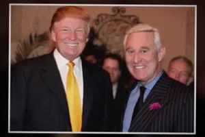 Donald Trump and Roger Stone.