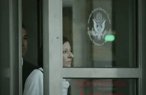 Seduced Pics Episode 4 - Lauren Salzman leaving the courthouse
