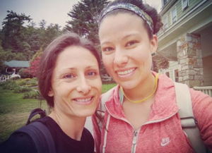 Dr.Danielle Roberts with Samantha Le Baron during V-Week 2017