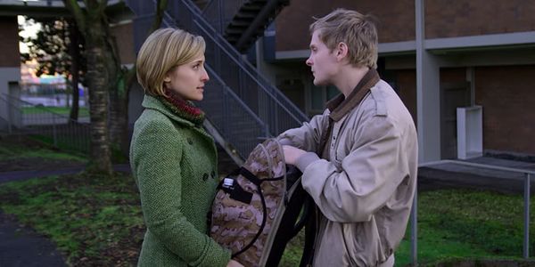 Allison Mack with Chad Krowchuk
