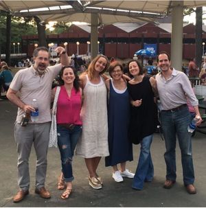 (L-r) Juan Pablo Vignon, Michelle Salzman, Vany Huber, Nancy Salzman, Lauren Salzman, Ildieg