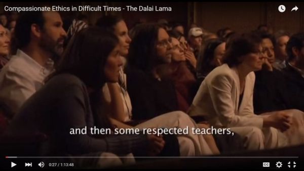 When the Dalai Lama came to town Mr. Raniere and Ms Salzman attended together.