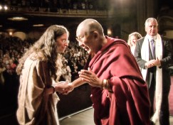 Clare Bronfman with the Dalai Lama