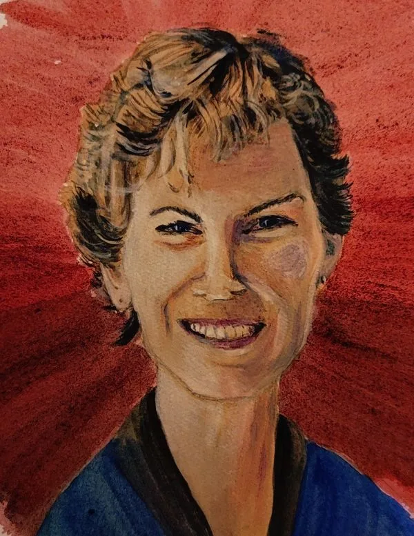 MK10ARt's painting of Sara Bronfman.