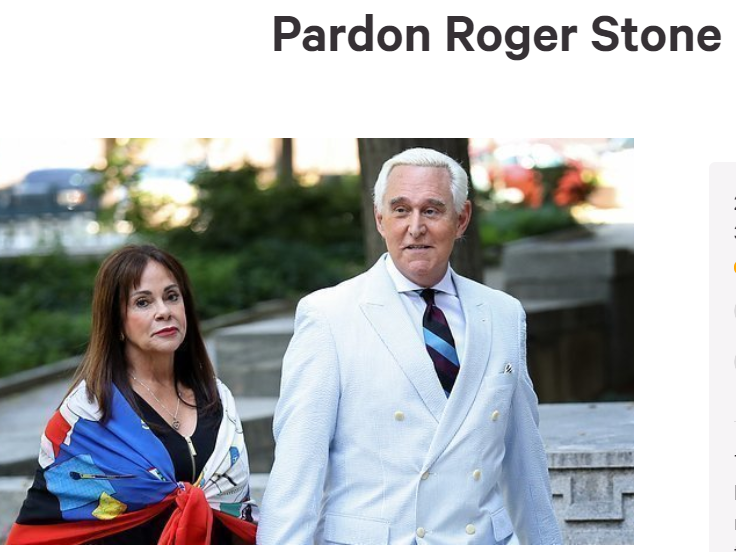 Petition to Pardon Roger Stone Gaining Traction