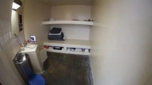 In the Secure Housing Unit (SHU) inmates spend 23 hours a day alone in their cells.