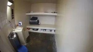 In the Secure Housing Unit (SHU) inmates spend 23 hours a day alone in their cells.