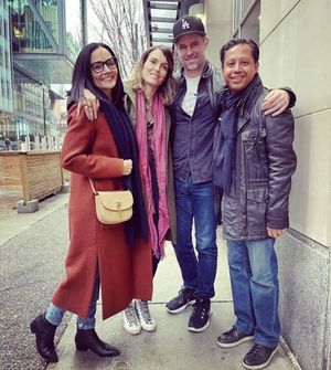 Sarah Edmondson, unknown, Anthony Nippu Ames and Alejandro 'Alex' Betancourt.