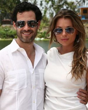 The couple pose for the camera for the sake of Ludwika's fans.