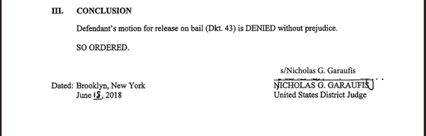 The best way to ensure you win a case is to make sure the defendant is locked in an unhealthy cage and can’t defend himself.